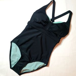 PRANA Aelyn One-Piece Swimsuit in Black Size XS Brand New NWT